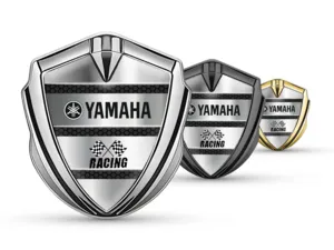 Yamaha Emblem Metall Abzeichen Renn Look Glanz Finish